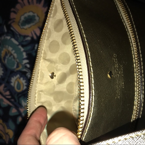 Gold Kate Spade Cross Body Bag - Picture 3 of 8